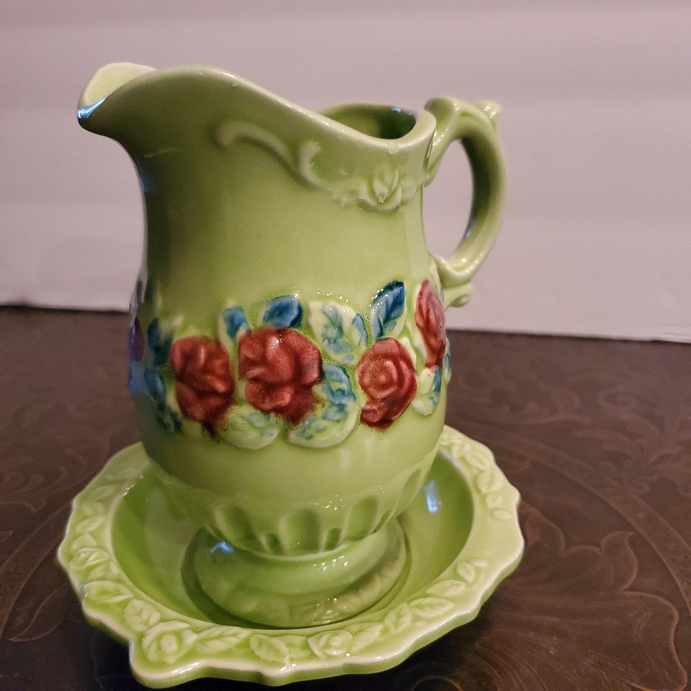 Vintage Mini Pitcher & Basin Set Norleans Japan t